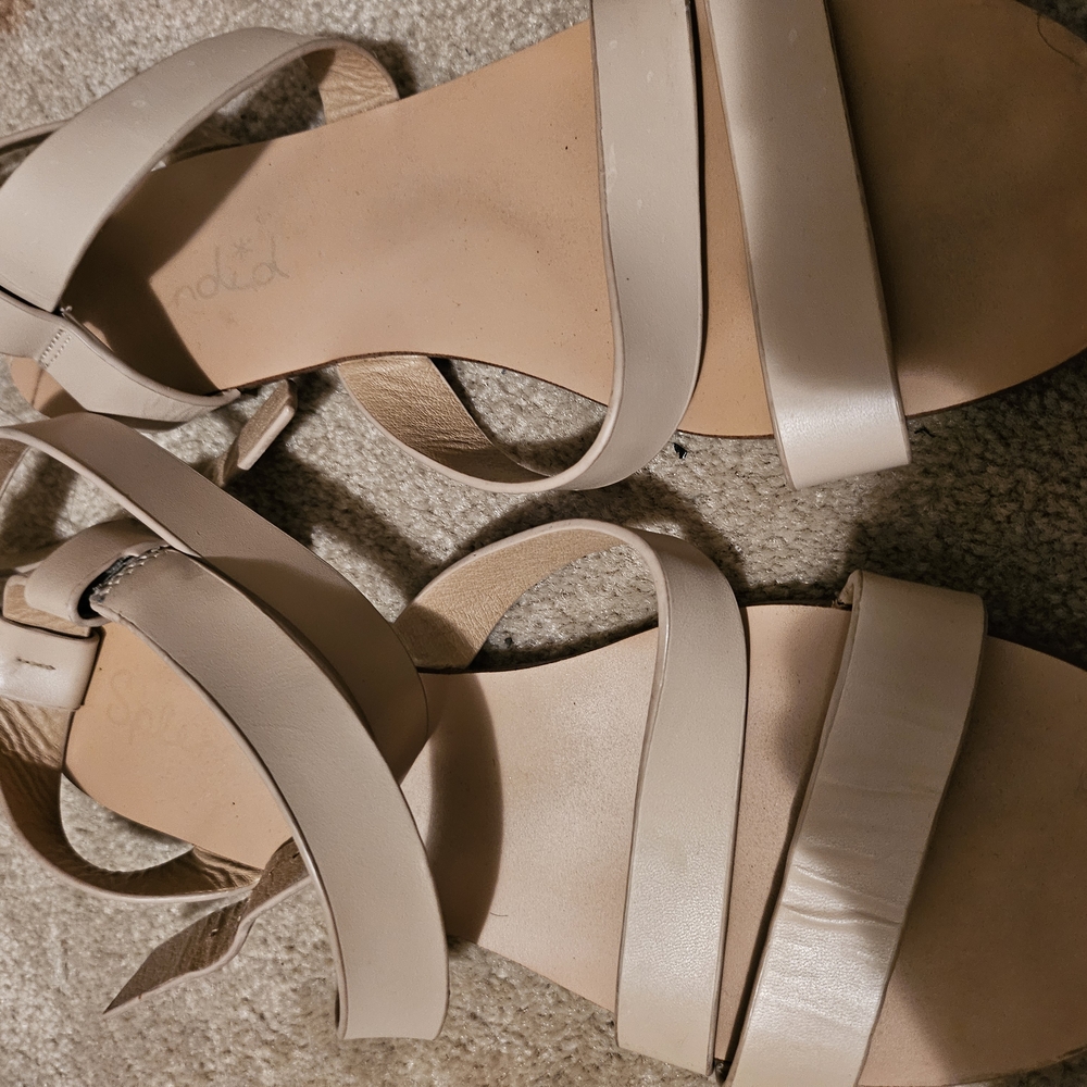 Stylish Cream Sandals